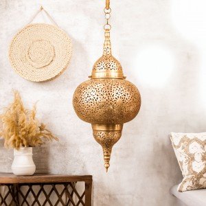 Moroccan Pendant Light, Moroccan-inspired Brass Chandelier, Moroccan Lantern Brass Lampshade, Moroccan Lamp, Moroccan Decor - Letsgosale.com