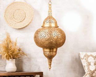 Moroccan Pendant Light, Moroccan-inspired Brass Chandelier, Moroccan Lantern Brass Lampshade, Moroccan Lamp, Moroccan Decor - Letsgosale.com