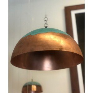 Vintage Half Planet Copper Lamp Handmade - Letsgosale.com
