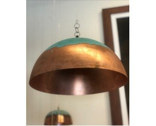 Vintage Half Planet Copper Lamp Handmade - Letsgosale.com