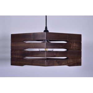 Wood Pendant Light, Walnut Chandelier Scandinavian, Bedroom,kitchen Wooden Lamp, Living Room Wooden Lighting - Letsgosale.com