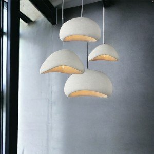 Wabi Sabi Chandelier Wabi Sabi Pendant Lighting Wabi Sabi Light Fixture Nordic Pendant Light Japanese Light Unique Decorative Lamp - Letsgosale.com