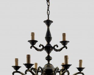 Restored 70's Vintage Chandelier. VNT-010S - Letsgosale.com