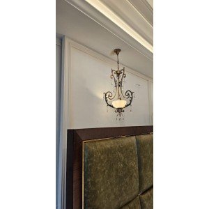 Vintage Brass Hanging Light, Mid-century Pendant Lamp, Retro Ceiling Light, Dining Room Lighting, Living Room, Entryway Fixture, 70s - Letsgosale.com