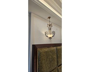 Vintage Brass Hanging Light, Mid-century Pendant Lamp, Retro Ceiling Light, Dining Room Lighting, Living Room, Entryway Fixture, 70s - Letsgosale.com