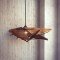 Wood Pendant Light Ceiling Light Fixture Wooden Black Plexiglass Lighting Wood Pendant Light Modern Chandelier Dezaart - Letsgosale.com