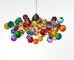Bubbles Lighting, Ceiling Pendant Light With Multicolored Bubbles for Kitchen Island, Bedside Light Modern Lighting - Letsgosale.com