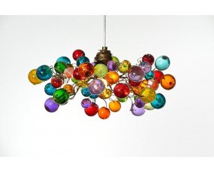 Bubbles Lighting, Ceiling Pendant Light With Multicolored Bubbles for Kitchen Island, Bedside Light Modern Lighting - Letsgosale.com