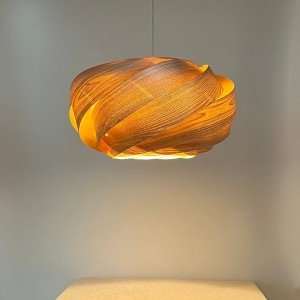 Pendant Light-chandelier-light Fixture-wood Pendant Light-ceiling Light-lighting-rustic Light Wood Lampshade-nest Pendant Light-chinese Ash - Letsgosale.com