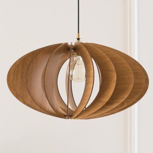 Wood Pendant Light Mid Century Modern Chandelier Hanging Lamp Wood Chandelier Lighting Modern Light Fixture Modern Pendant Light - Letsgosale.com