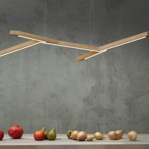 Pendant Lamp Wood Hanging Lamp Lightning Handmade Dining Table Lamp FLIGHT Solid Wood Handcrafted Lamp - Letsgosale.com