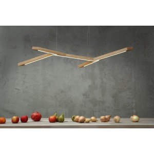 Pendant Lamp Wood Hanging Lamp Lightning Handmade Dining Table Lamp FLIGHT Solid Wood Handcrafted Lamp - Letsgosale.com