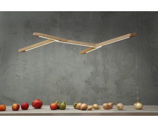 Pendant Lamp Wood Hanging Lamp Lightning Handmade Dining Table Lamp FLIGHT Solid Wood Handcrafted Lamp - Letsgosale.com