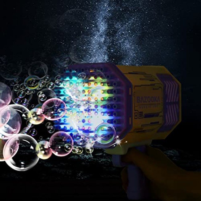 Bubble Gun Bazooka Bubble Machine Gun Bubbles for Kids Tik Tok Hot Seller Bubble Blaster Blower Bubble Gun Bazooka Bubble Machine Gun Bubbles for Kids Tik Tok Hot Seller Bubble Blaster Blower