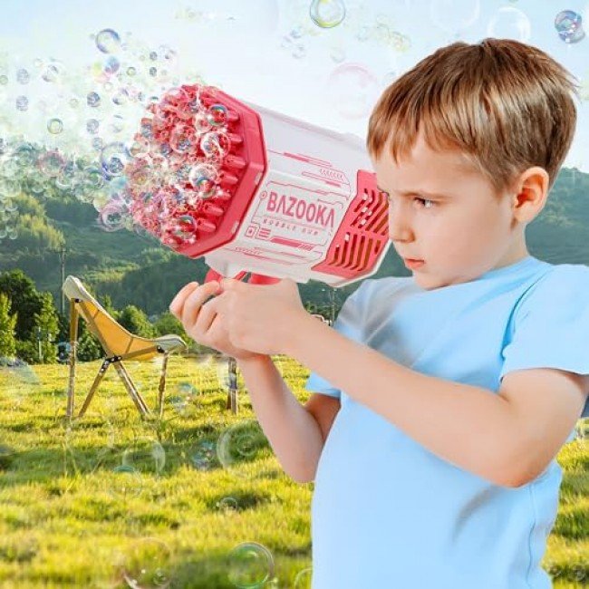 Bubble Gun Bazooka Bubble Machine Gun Bubbles for Kids Tik Tok Hot Seller Bubble Blaster Blower Bubble Gun Bazooka Bubble Machine Gun Bubbles for Kids Tik Tok Hot Seller Bubble Blaster Blower