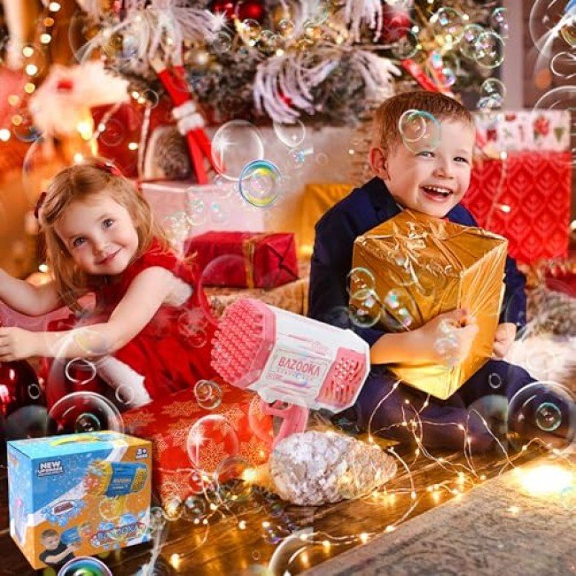 Bubble Gun Bazooka Bubble Machine Gun Bubbles for Kids Tik Tok Hot Seller Bubble Blaster Blower Bubble Gun Bazooka Bubble Machine Gun Bubbles for Kids Tik Tok Hot Seller Bubble Blaster Blower