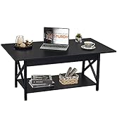 GreenForest-Coffee-Table-with-Round-Corner-Farmhouse-Center-Table-with-2-Tier-Storage-Shelf-X-Frame--MAX-CT-11